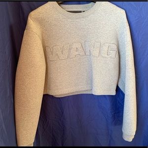 Alexander Wang X H&M cropped scuba shirt